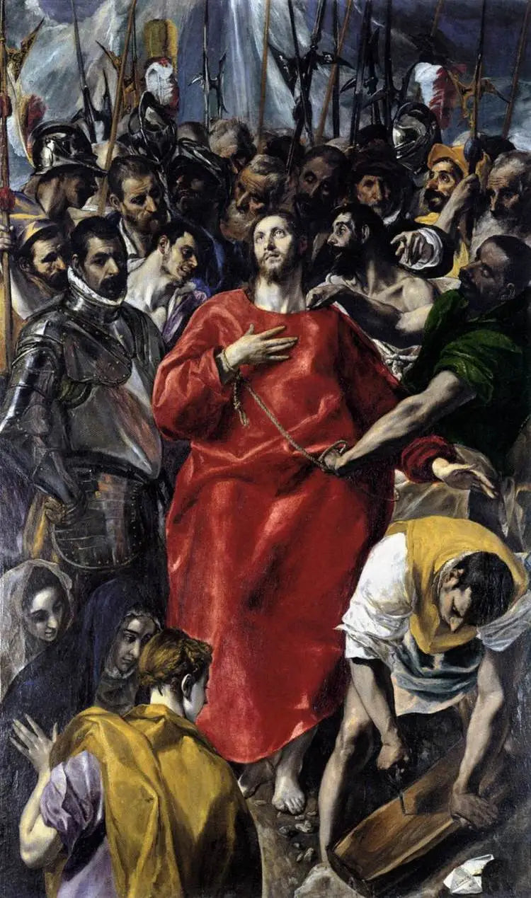 Kristi afklædning. Collection Contini Bonacossi - El Greco
