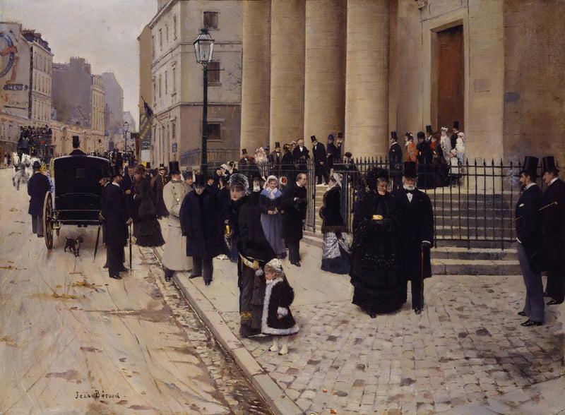 Søndag, nær Saint-Philippe-du-Roule - Jean Béraud