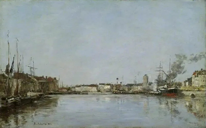 Den Hollandske Dock, Dunkerque - Eugène Boudin