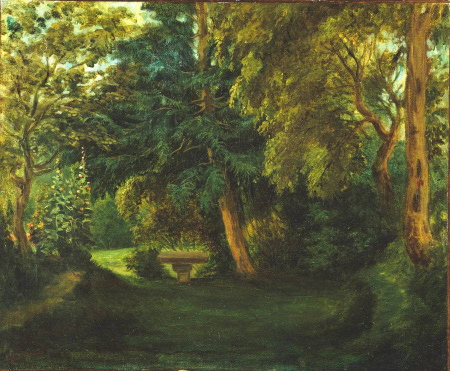 George Sands ejendom i Nohant - Eugène Delacroix