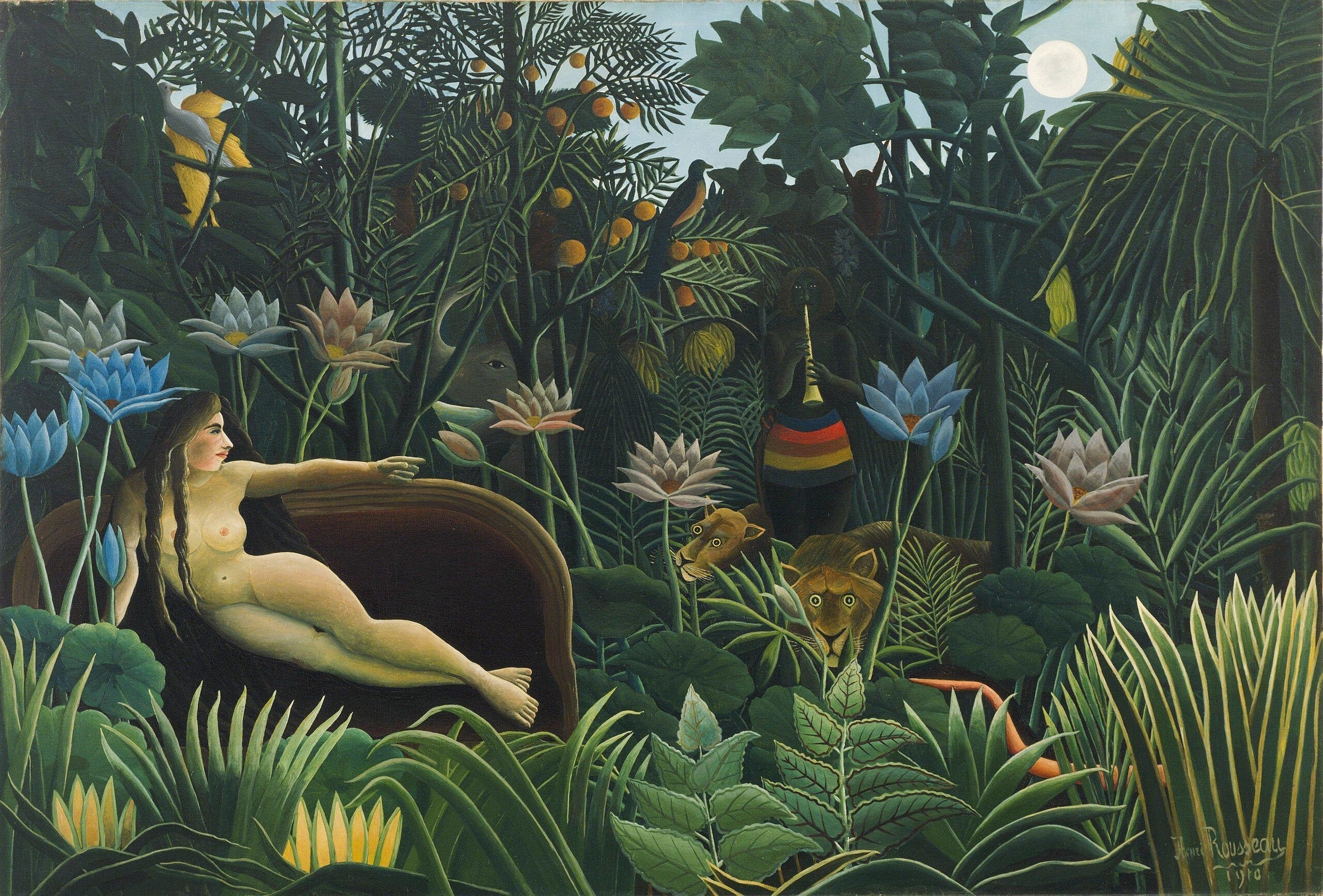 Le Donjon - Henri Rousseau