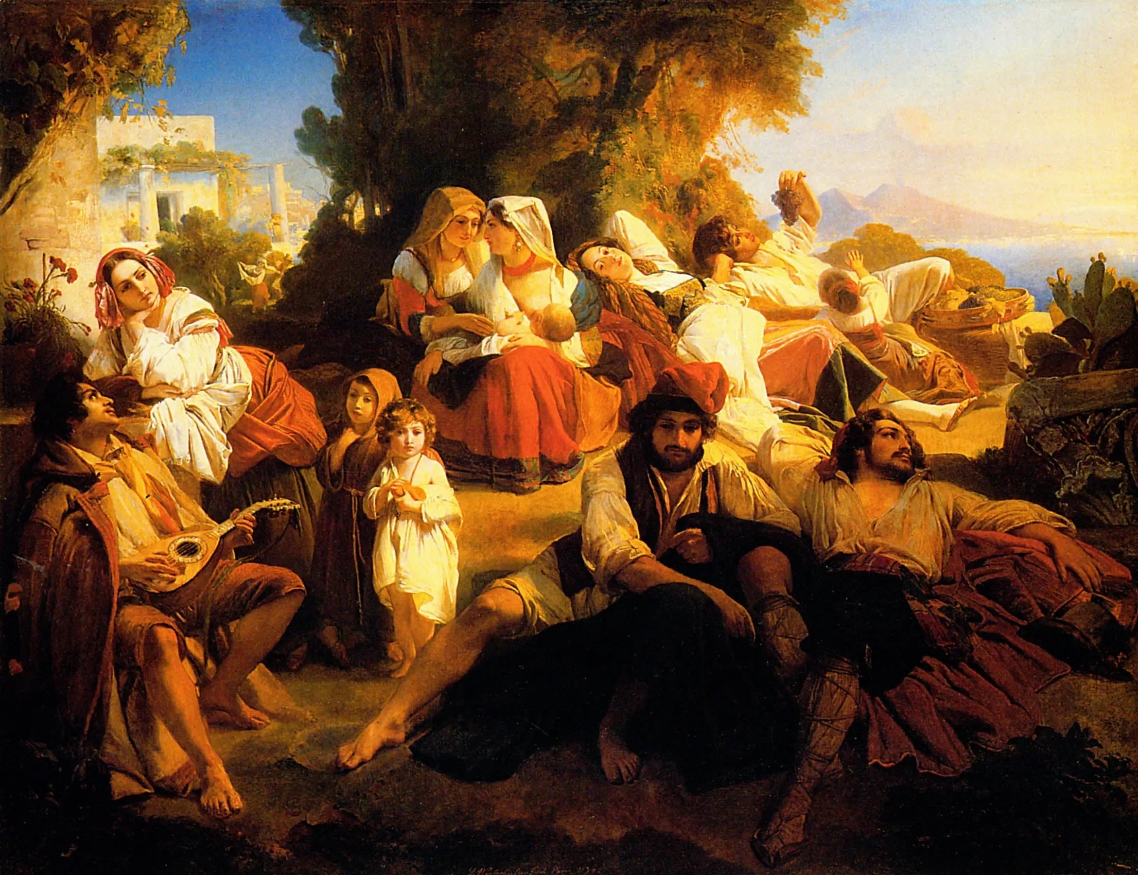 Le doux farniente - Franz Xaver Winterhalter - Alpha Reproduction