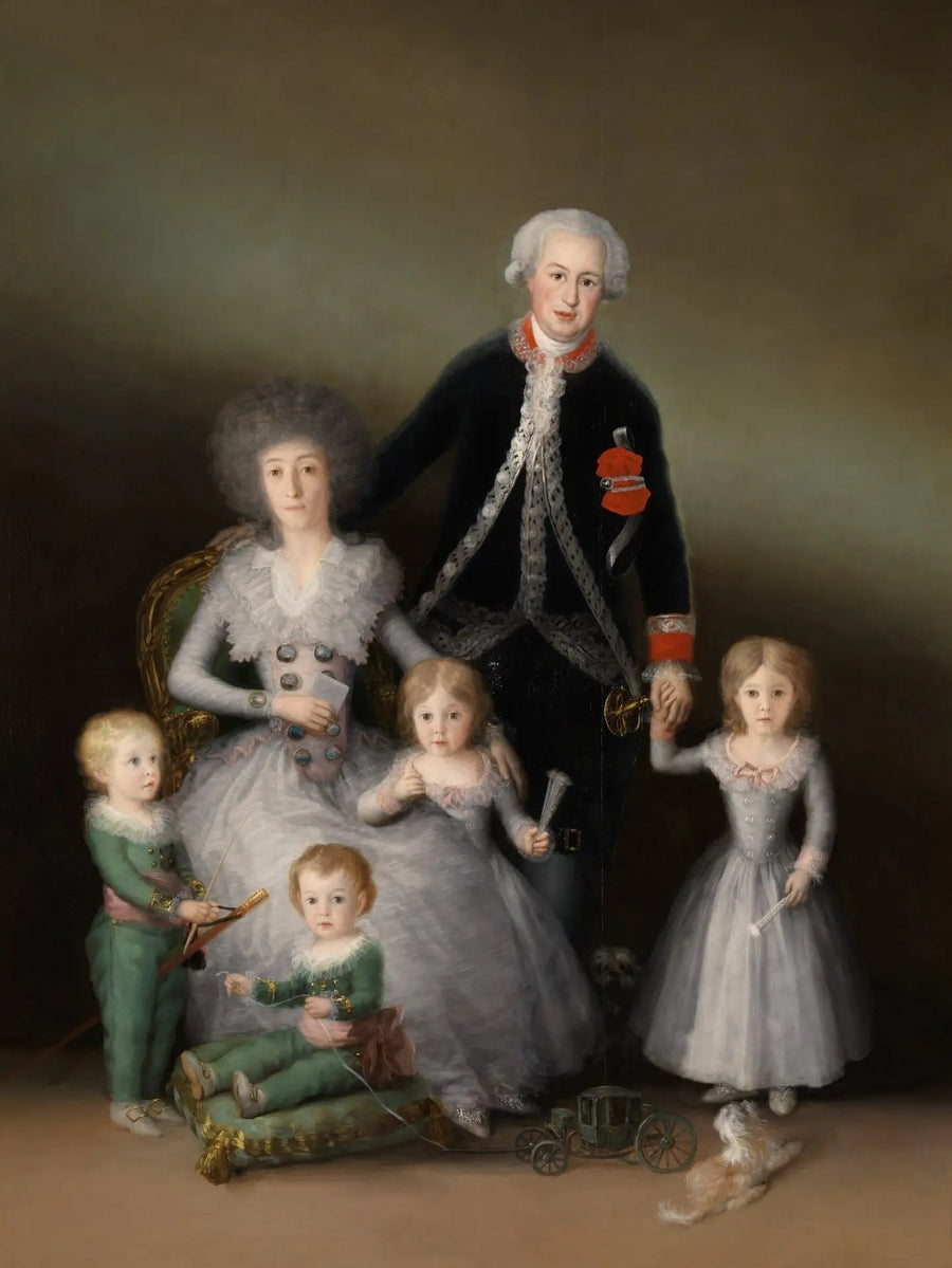 Hertugen af Osuna og hans børn - Francisco de Goya