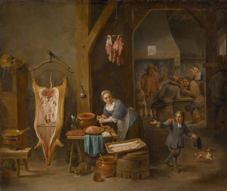 Pølseproducenten - David Teniers den Yngre