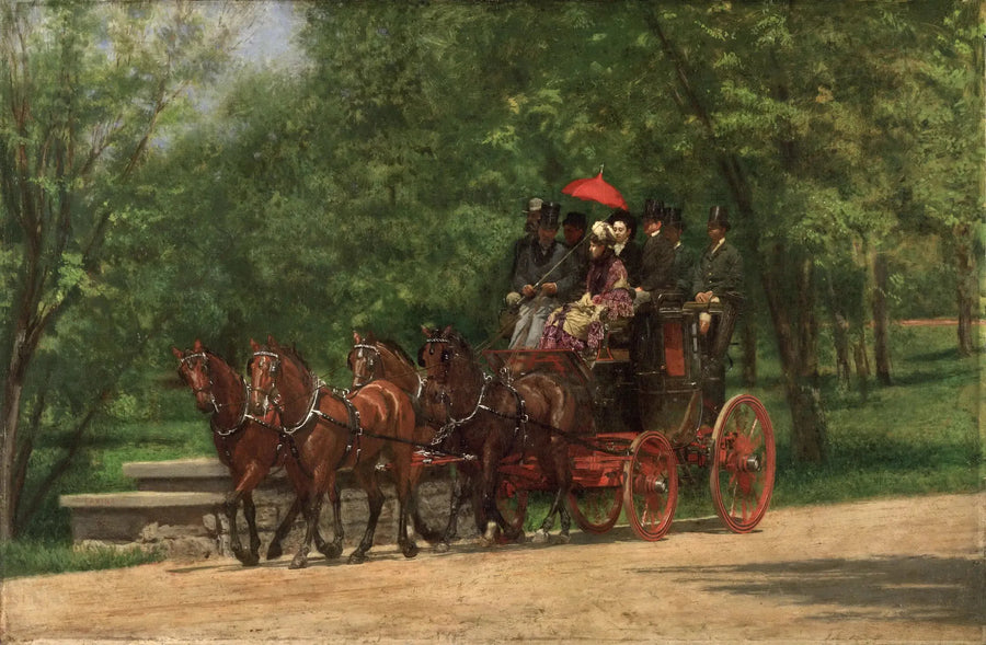 Le Fairman Rogers Four-in-Hand - Thomas Eakins
