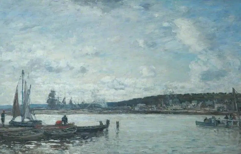 Le Færge i Deauville - Eugène Boudin