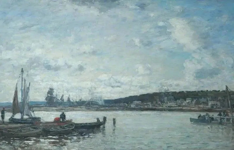 Le Færge i Deauville - Eugène Boudin