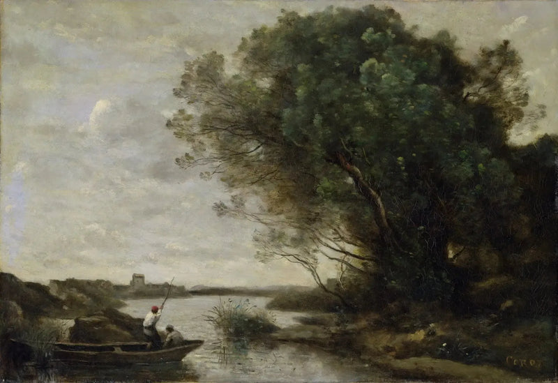 Færgen - Jean-Baptiste Camille Corot