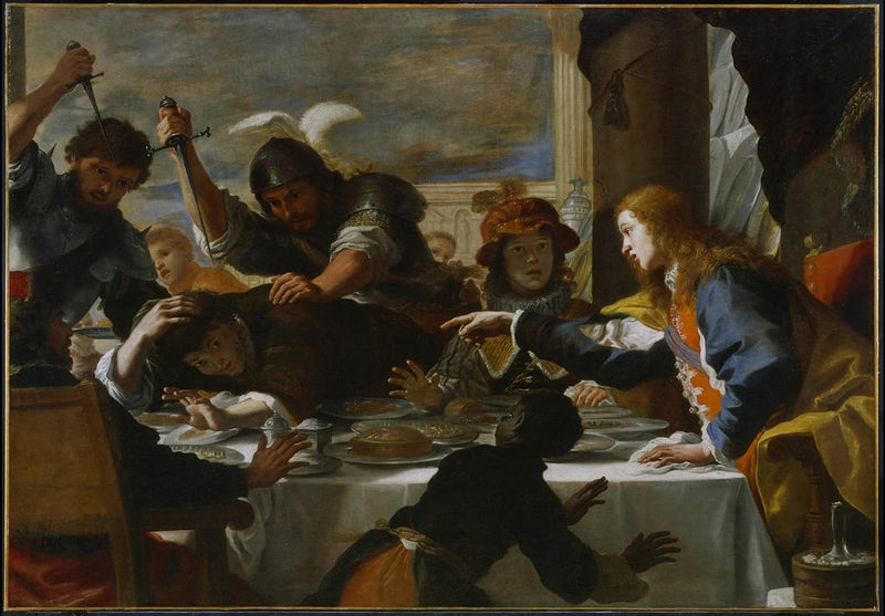 Absaloms festmåltid - Mattia Preti