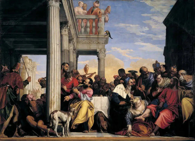 Festmåltidet i Simon Fædrenes Hus (Veronese, Torino) - Paul Veronese