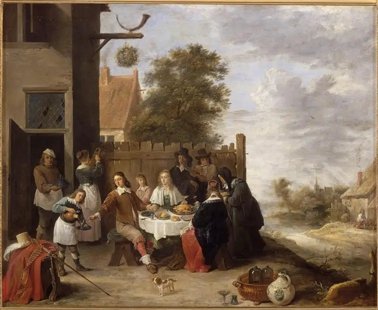 Le Festin de l'enfant prodigue - David Teniers den Yngre