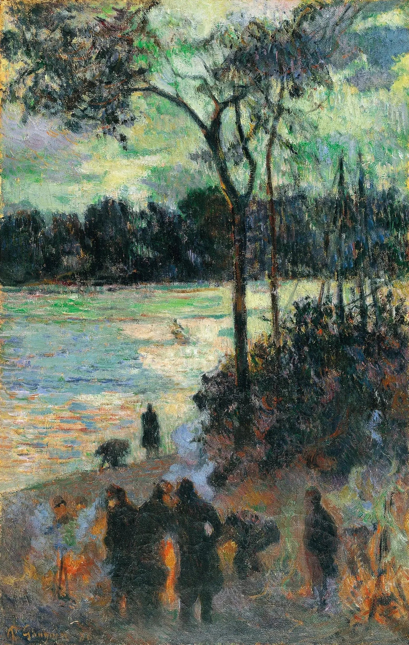 Ilden ved vandkanten - Paul Gauguin