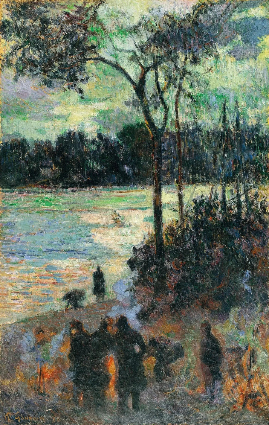 Ilden ved vandkanten - Paul Gauguin