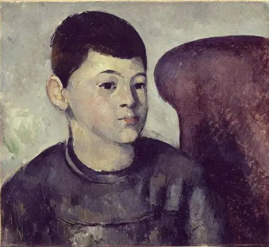 Kunstnerens søn i den røde stol - Paul Cézanne