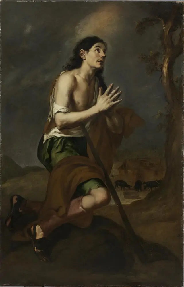 Den fortabte søn blandt svinene - Bartolomé Esteban Murillo