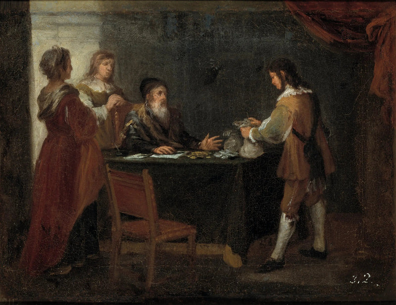 Den fortabte søn modtager sin arv - Bartolomé Esteban Murillo