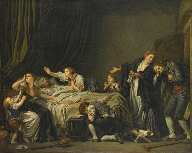 Den straffede søn - Jean-Baptiste Greuze