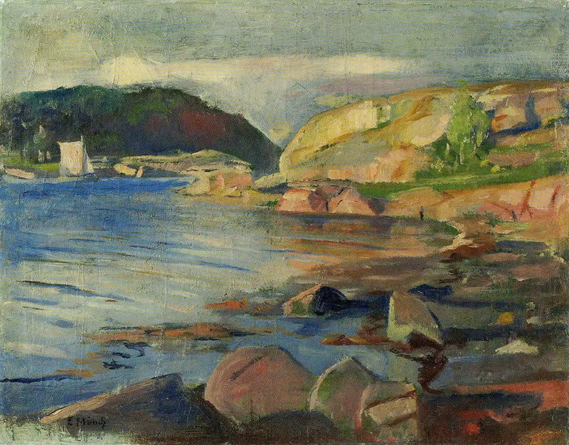 Tønsberg Fjord - Edvard Munch