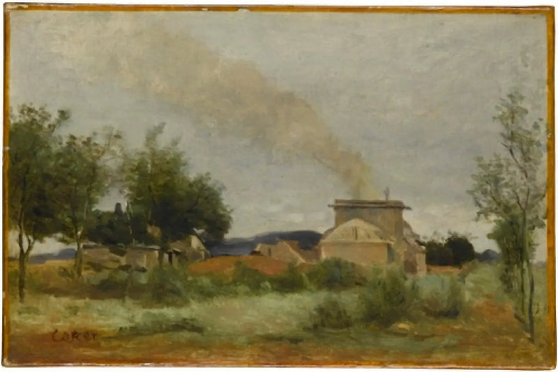 Murstensovnen - Jean-Baptiste Camille Corot