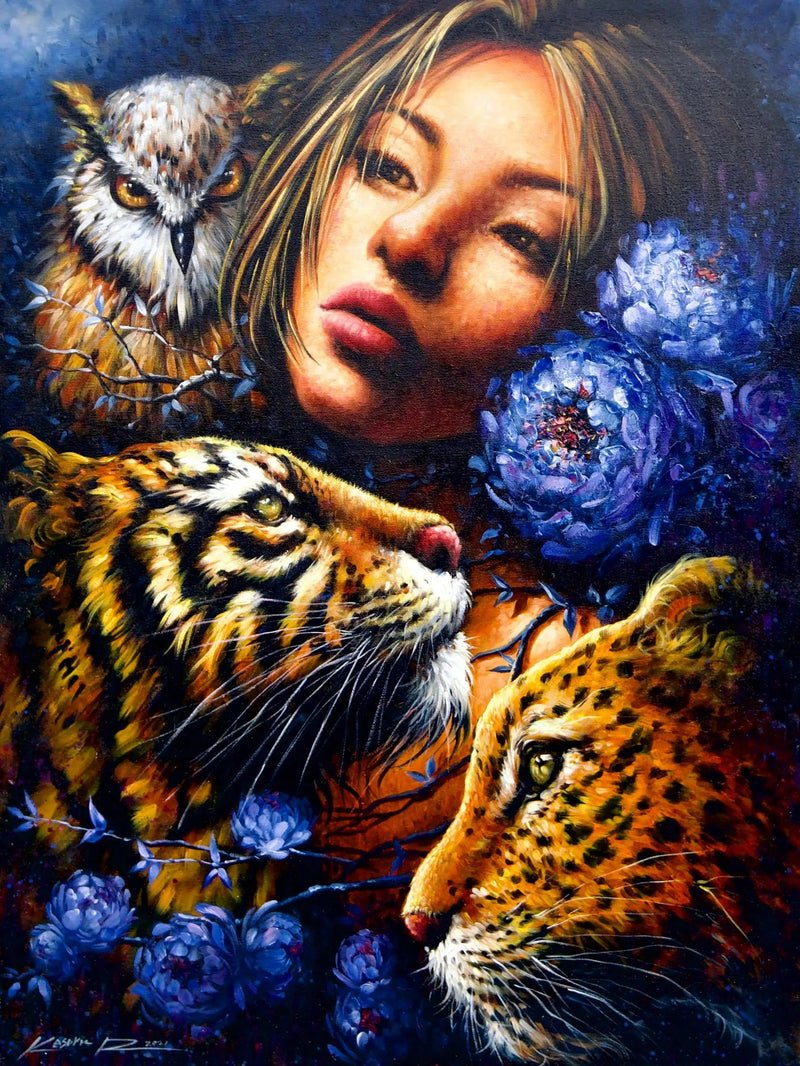 Skovens Vokter | 60 x 80 cm