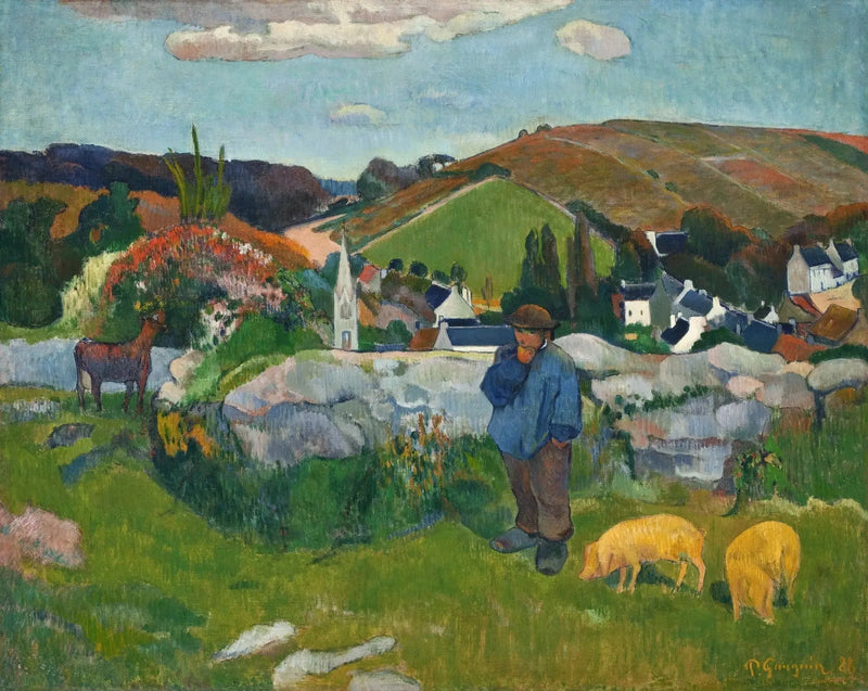Svinevogteren, Bretagne - Paul Gauguin