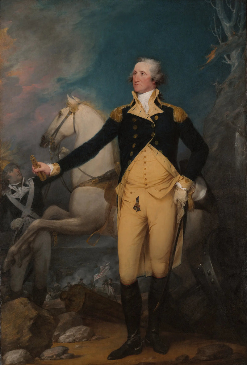 General George Washington i Trenton - John Trumbull