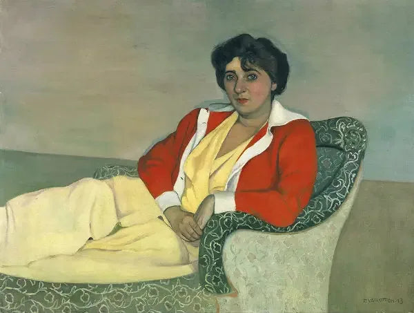 Den røde vest - Félix Vallotton