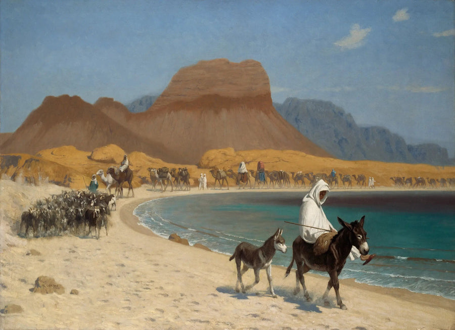 Aqaba-bugten - Jean-Léon Gérôme