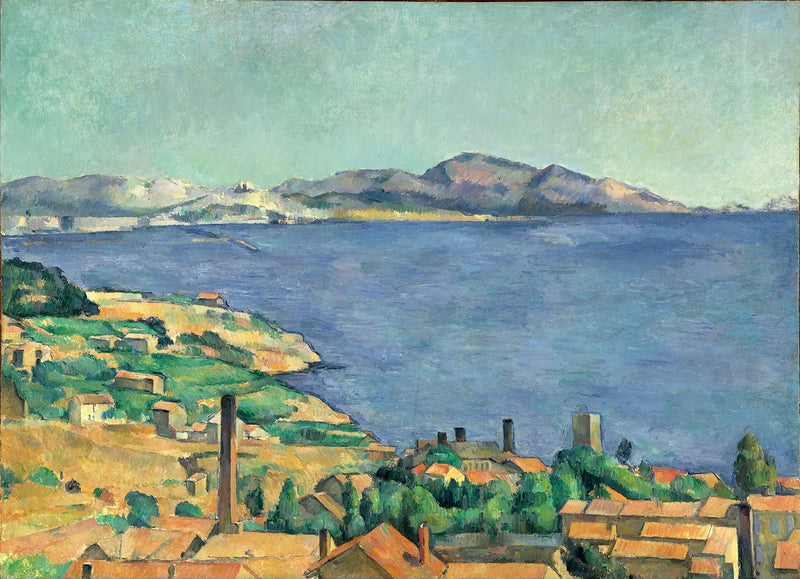 Marseille-bugten set fra l'Estaque - Paul Cézanne