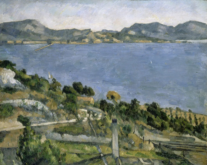 Marseillebugten set fra L'Estaque - Paul Cézanne