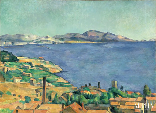 Le Golfe de Marseille vu de l'Estaque - Paul Cézanne - Reproductions de tableaux et peintures haut de gamme