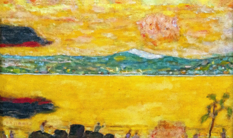 Golfen ved Saint-Tropez ved solnedgang - Pierre Bonnard