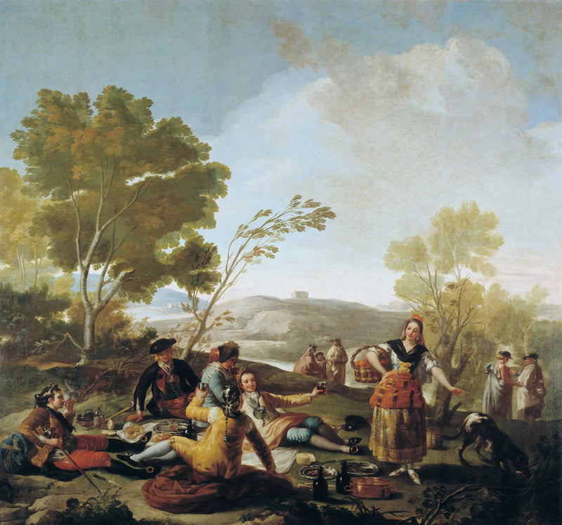 Eftermiddagste ved Manzanares - Francisco de Goya