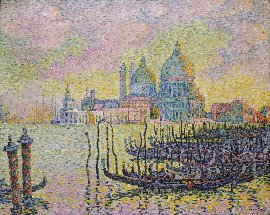 Den Store Kanal i Venedig - Paul Signac