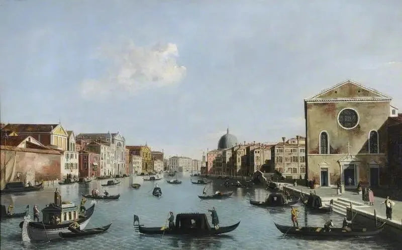 Le Grand Canal, Venedig - Canaletto