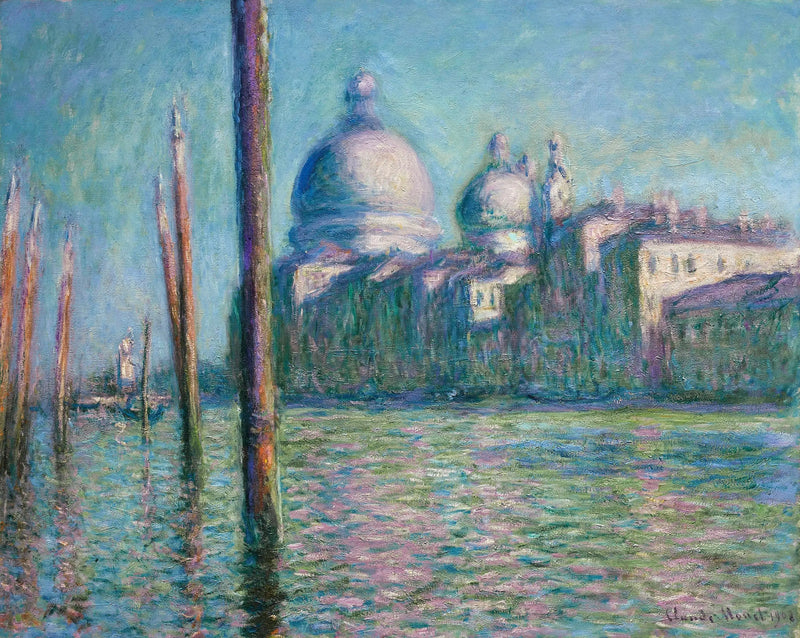 Den Store Kanal, Venedig - Claude Monet