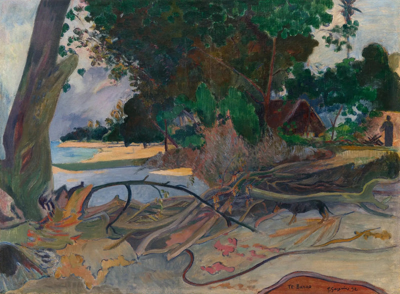 Det store træ - Paul Gauguin