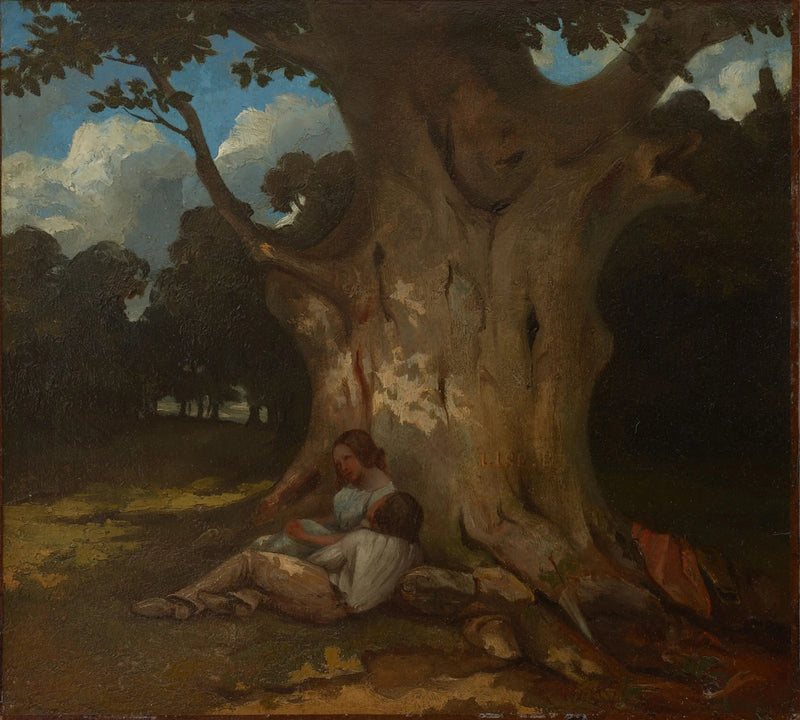 Den Store Eg - Gustave Courbet