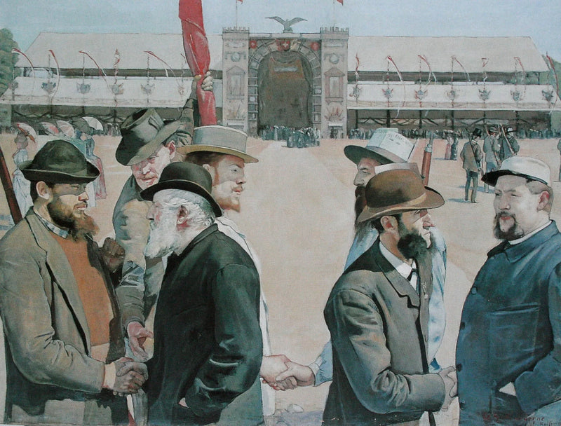Det moderne Le Grütli - Ferdinand Hodler