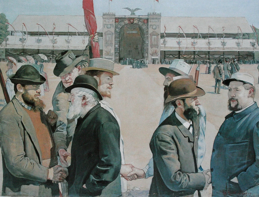 Det moderne Le Grütli - Ferdinand Hodler