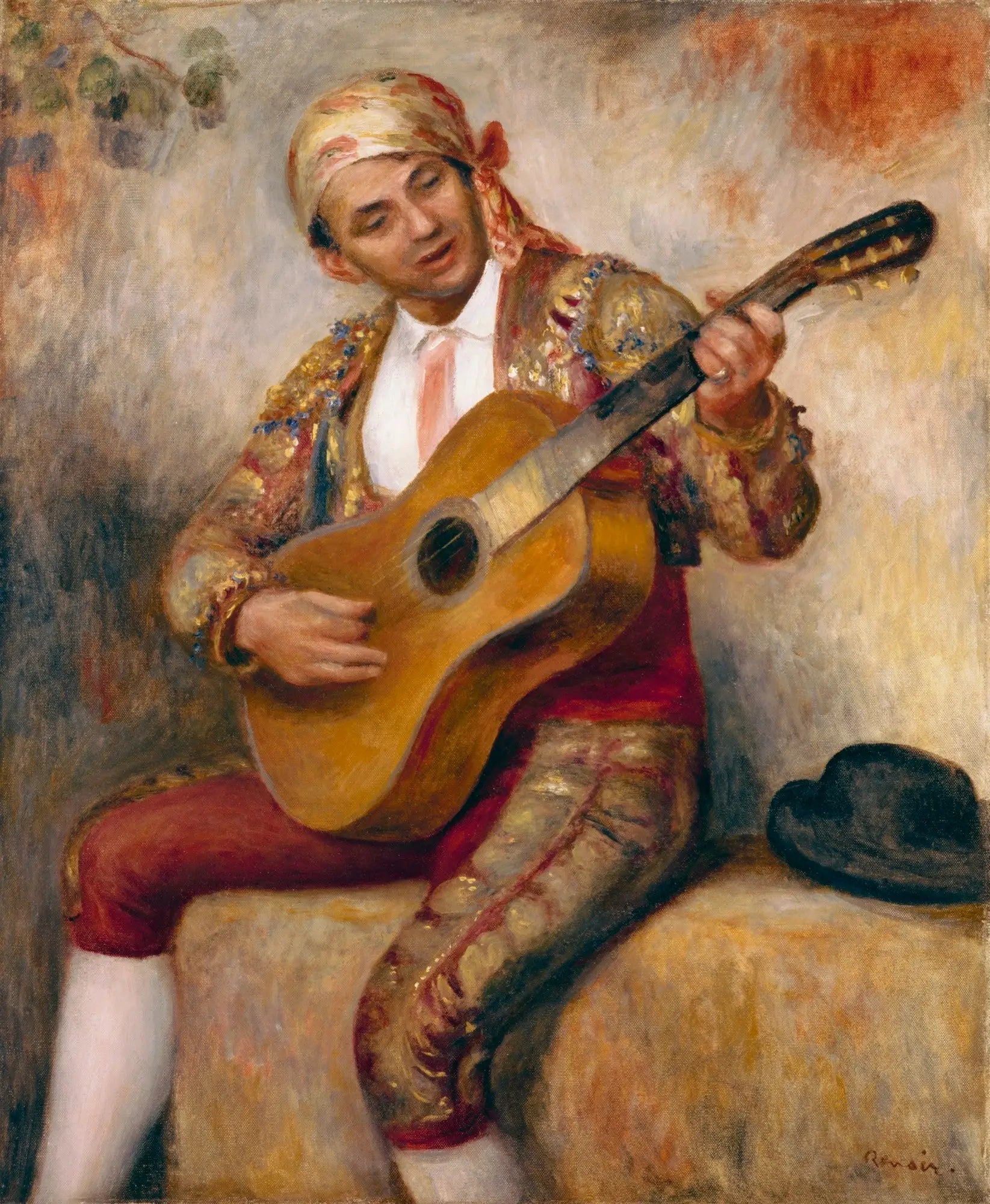 Le guitariste espagnol - Pierre-Auguste Renoir image 1 reproduction réalisée par Alpha Reproduction
