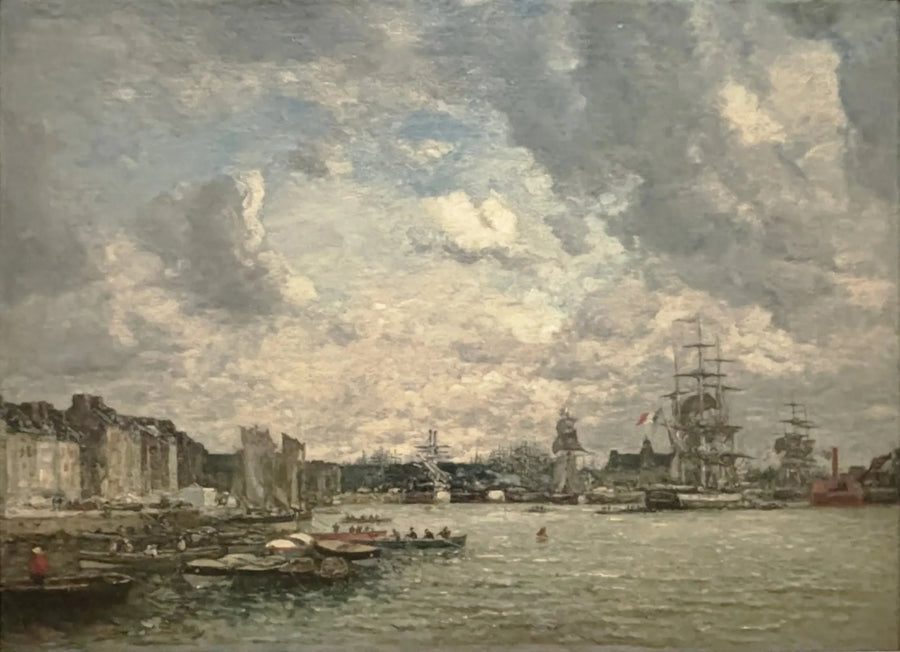 Le Havre. Bassinet af La Barre - Eugène Boudin