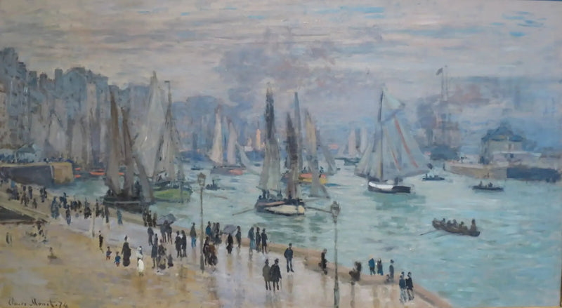 Le Havre, fiskerbåde der forlader havnen - Claude Monet