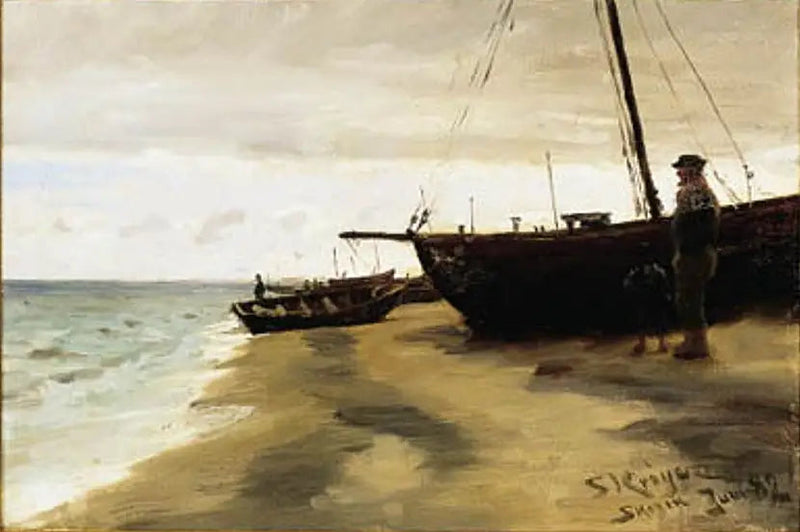 Bøgetræet fra Sydskagen. Juni. - Peder Severin Krøyer