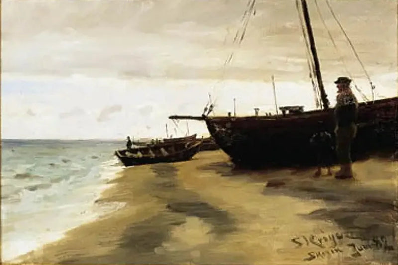 Bøgetræet fra Sydskagen. Juni. - Peder Severin Krøyer