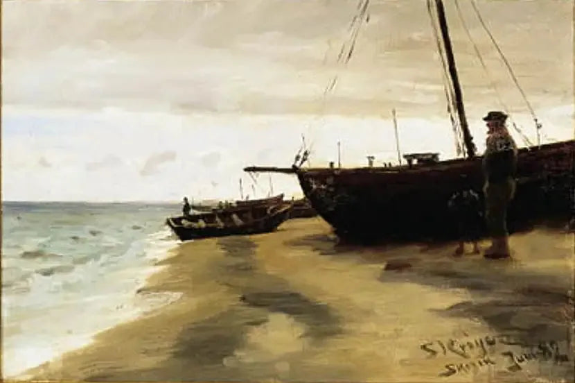 Bøgetræet fra Sydskagen. Juni. - Peder Severin Krøyer