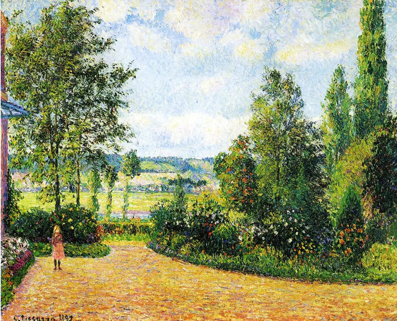 Le Jardin d'Octave Mirbeau, la Terrasse, Les Damps - Camille Pissarro