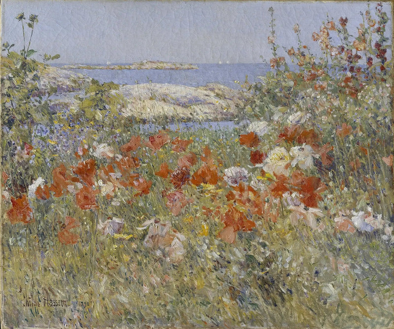 Cecilia Thaxters Have, Shoalsøerne, Maine - Childe Hassam