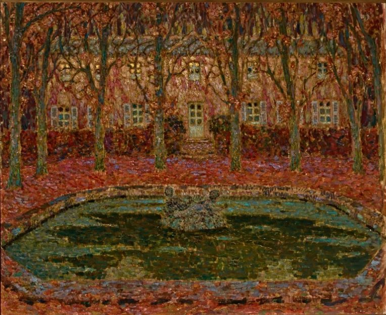 Haven i huset Gerberoy - Henri Le Sidaner