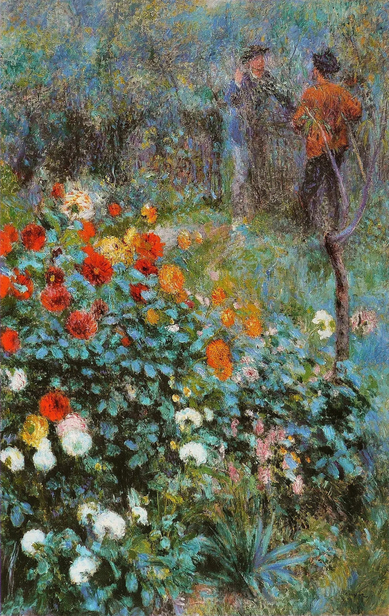 Cortot-gaden i Montmartre - Pierre-Auguste Renoir